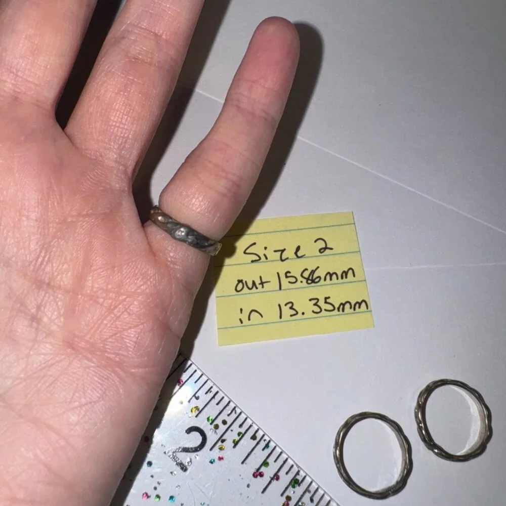 Sterling Silver Celtic Ring, Size 2